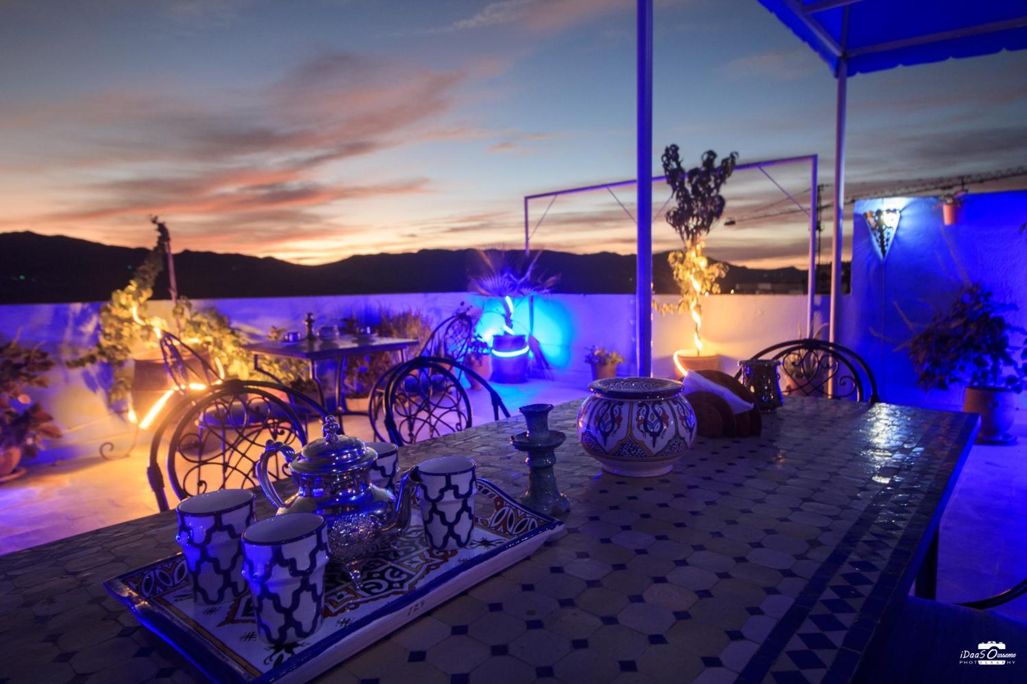 Casa Voyager 'Secret Garden Terrace' Apartment Chefchaouen Exterior photo